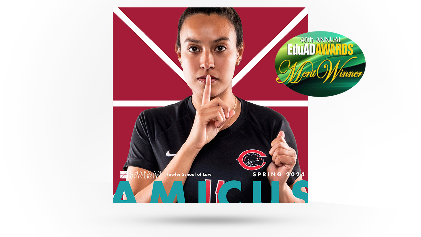 Pages from an award winning Academic Publication Design: Amicus - Law School Annual Report