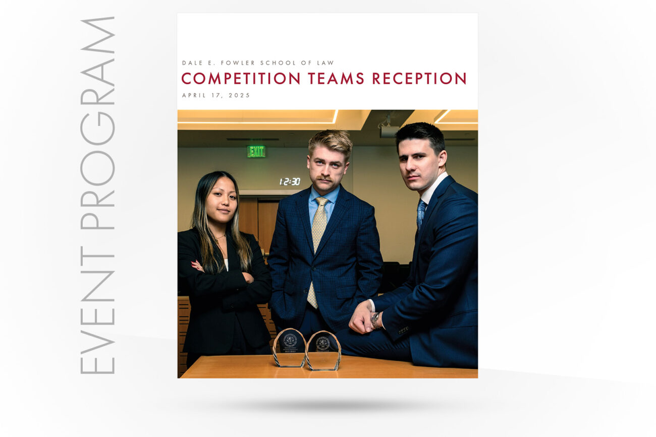 event media desogn: program design for academic competition reception