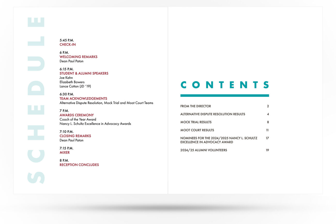 event media desogn: program design for academic competition reception