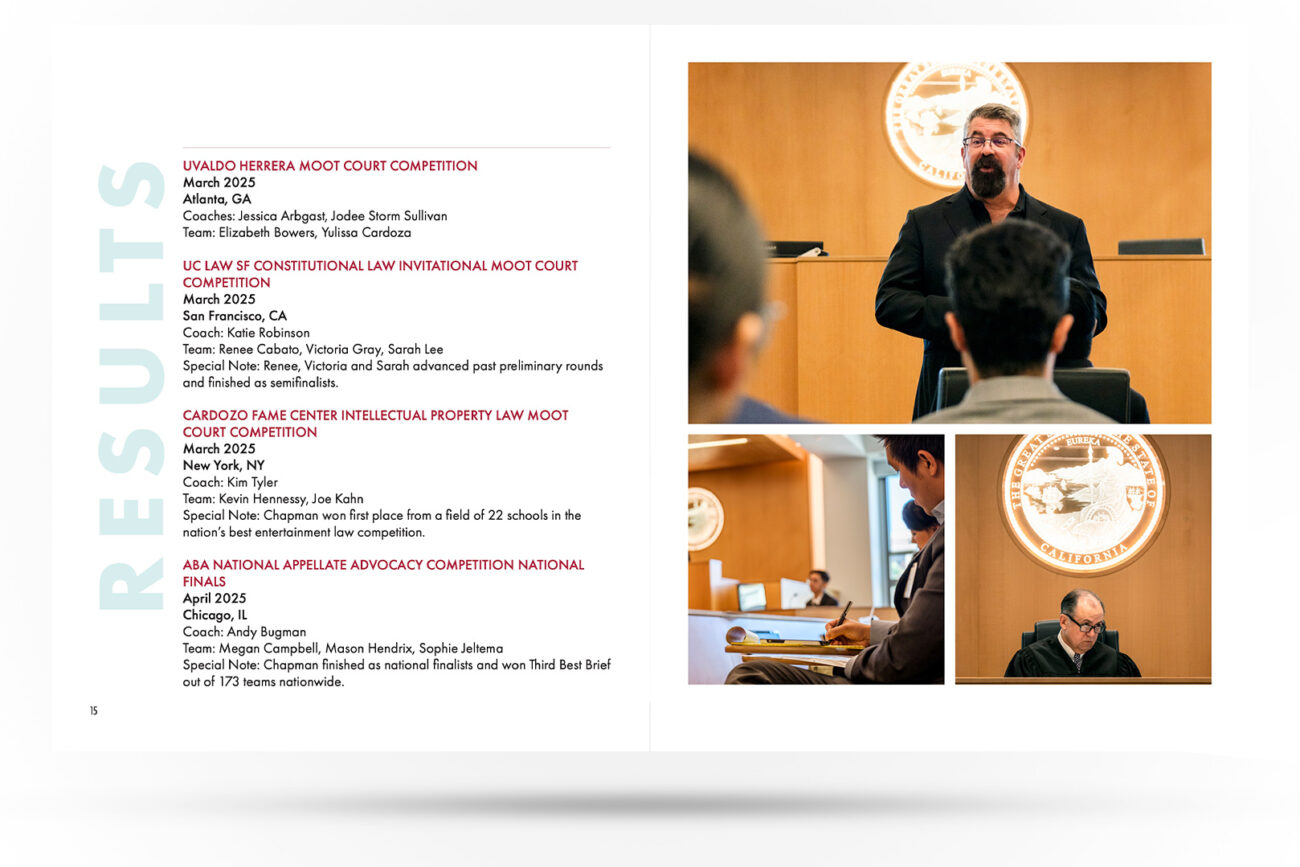 event media desogn: program design for academic competition reception